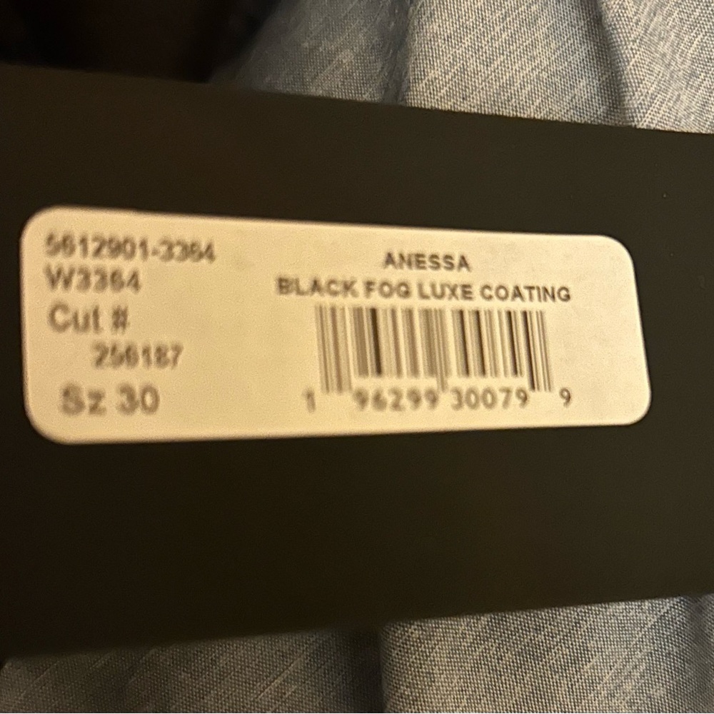 PAIGE Anessa Black Fog Luxe Coating Jeans - Picture 11 of 13